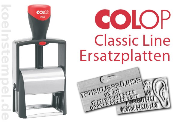 Colop Classic Line Ersatzplatten