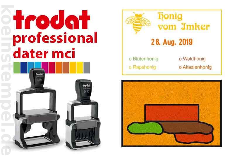 Trodat Professional Dater Multicolor