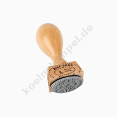 Holzstempel 30x20 mm oval