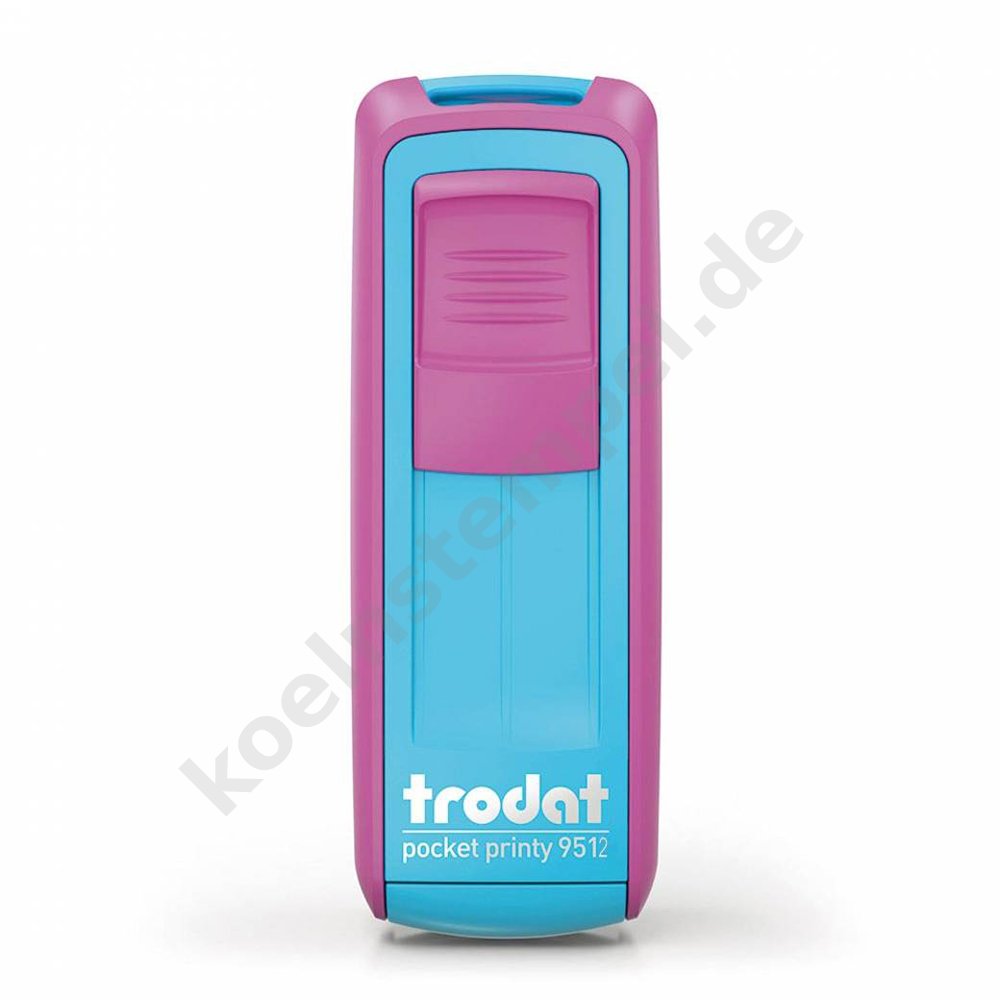 Trodat Pocket Printy 9512  türkis/fuchsia pink 