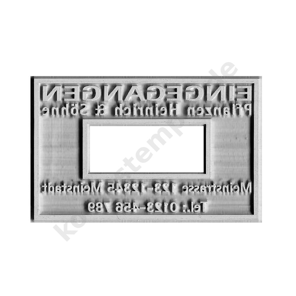 Stempelplatte Colop Classic Line Data 2660 Stempelplatte Colop Classic Line Data 2660