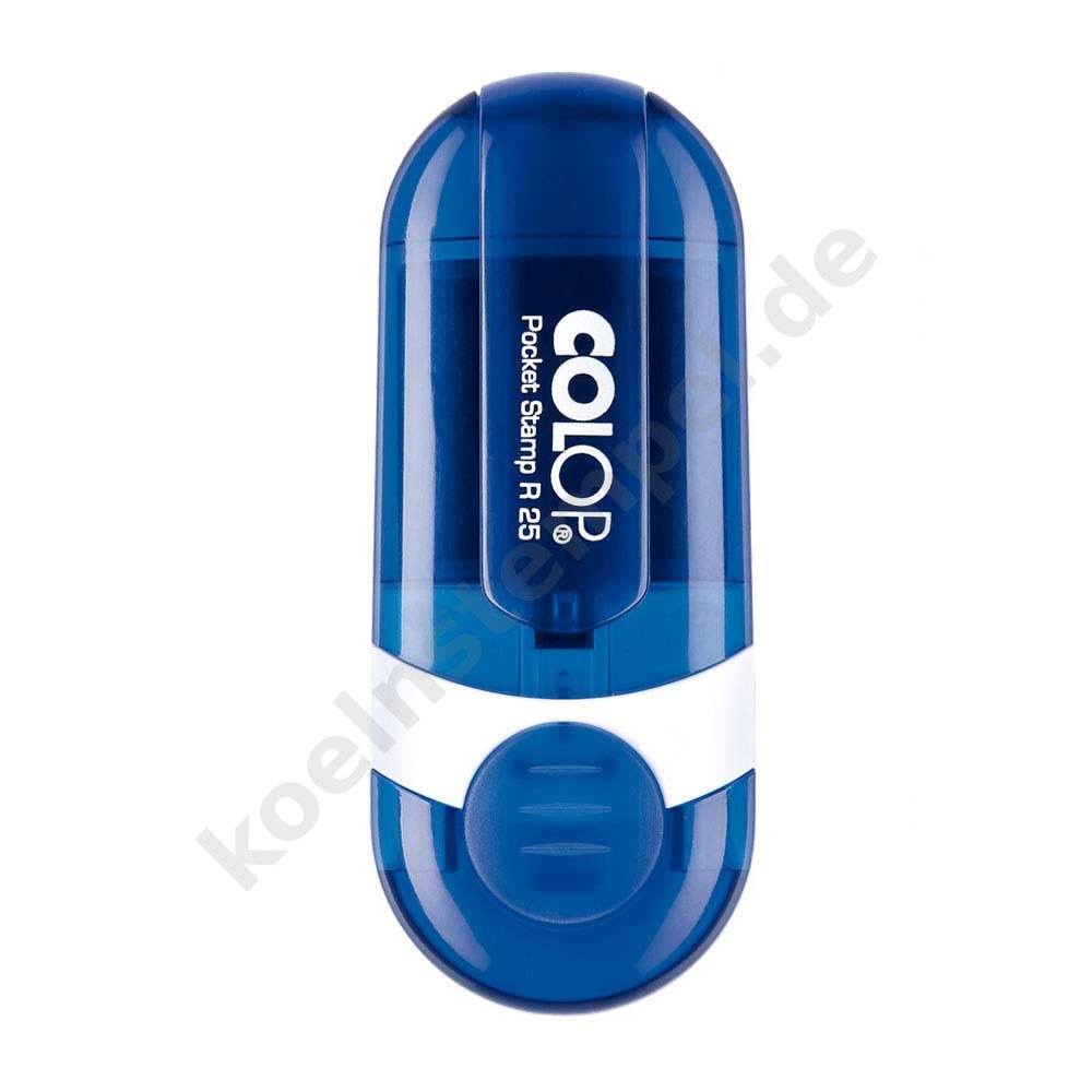 Pocket Stamp R 25 blau